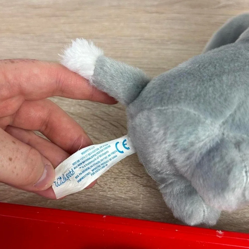 Wish Pets Gray Mini Elephant Plush
